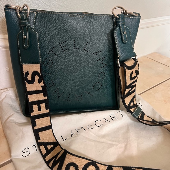 Stella McCartney Green Messenger Bag - Picture 6 of 10